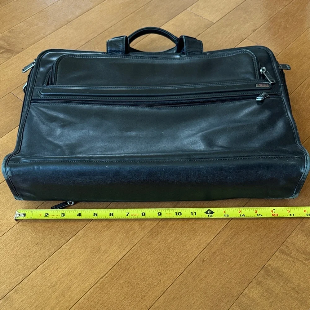 Tumi Leather Briefcase Travel Bag